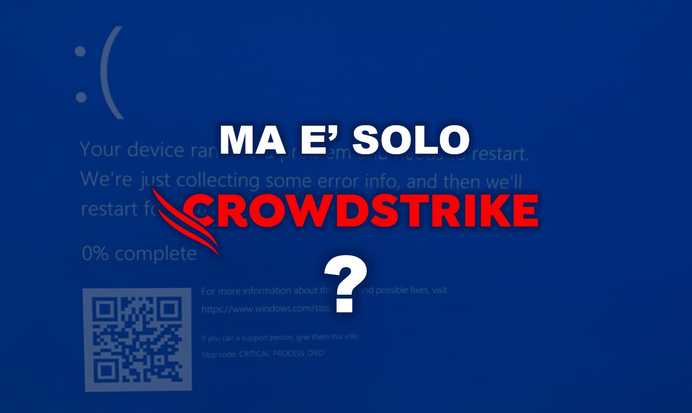 E’ solo Falcon di CrowdStrike? No, molti altri EDR e AV hanno il proprio BSOD nell’armadio!